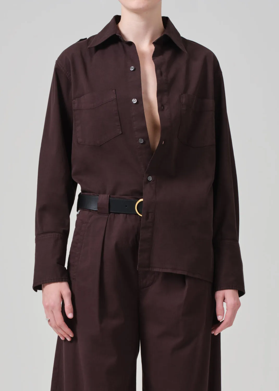 Ari Shirt in Clove sold by Citizens Of Humanity