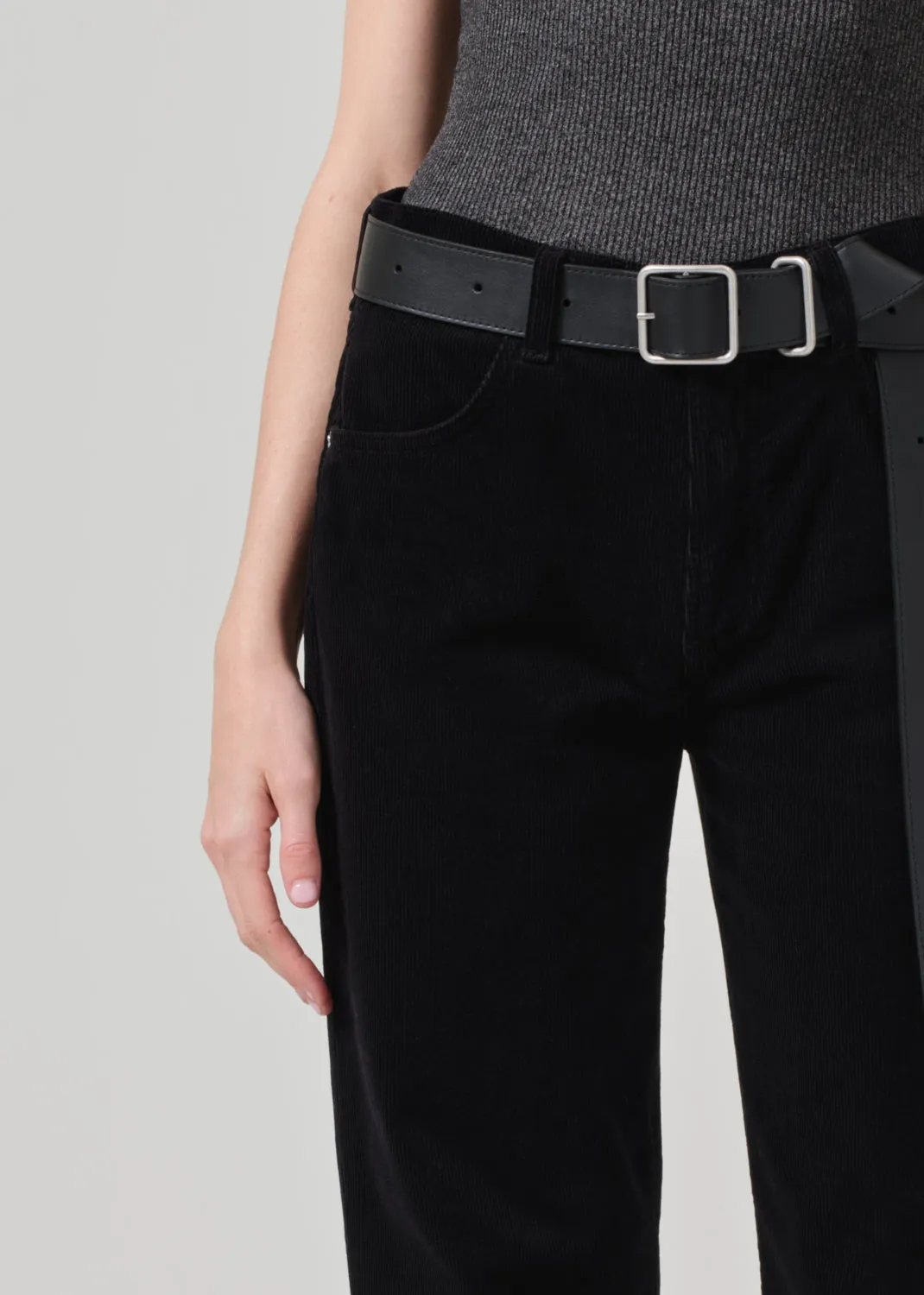 Annina High Rise Wide Leg 30" Corduroy in Black sold by Citizens Of Humanity product image thumbnail 5