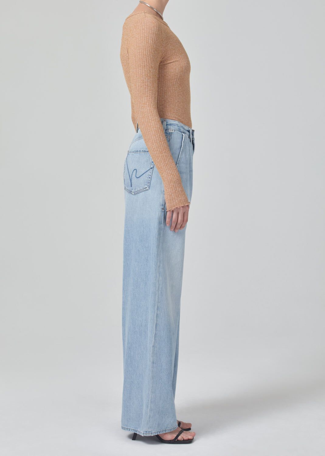 Maritzy Pleated Trouser - H Pocket in Copen sold by Citizens Of Humanity product image thumbnail 3