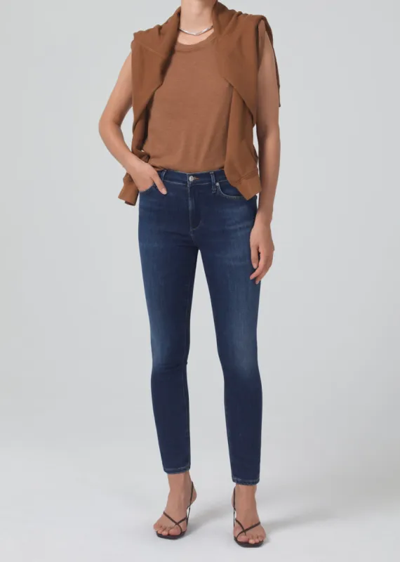 Rocket Ankle Mid Rise Skinny in Morella sold by Citizens Of Humanity
