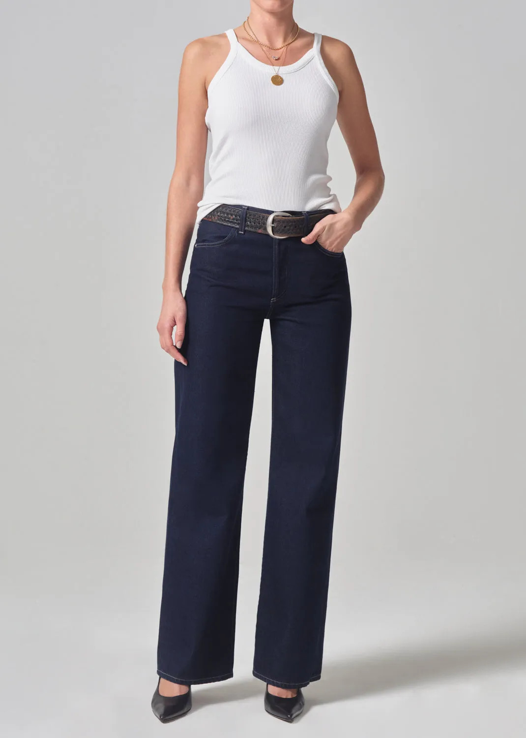 Annina High Rise Wide Leg 30" in Hudson sold by Citizens Of Humanity