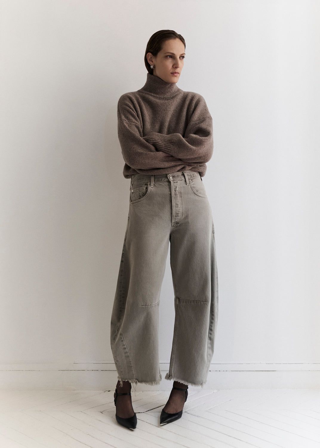 Luca Turtleneck Sweater in Wheat sold by Citizens Of Humanity product image thumbnail 2