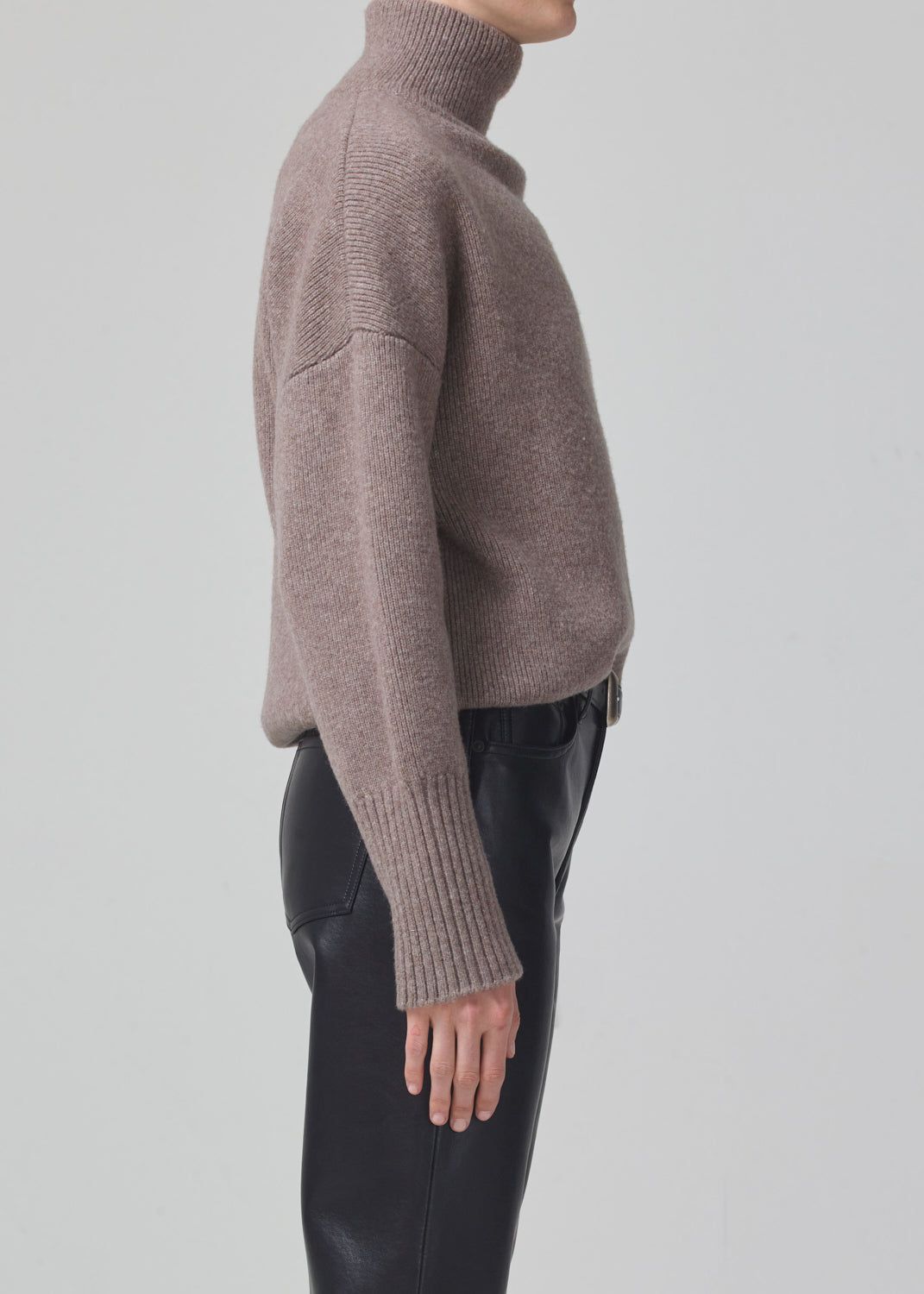 Luca Turtleneck Sweater in Wheat sold by Citizens Of Humanity product image thumbnail 4