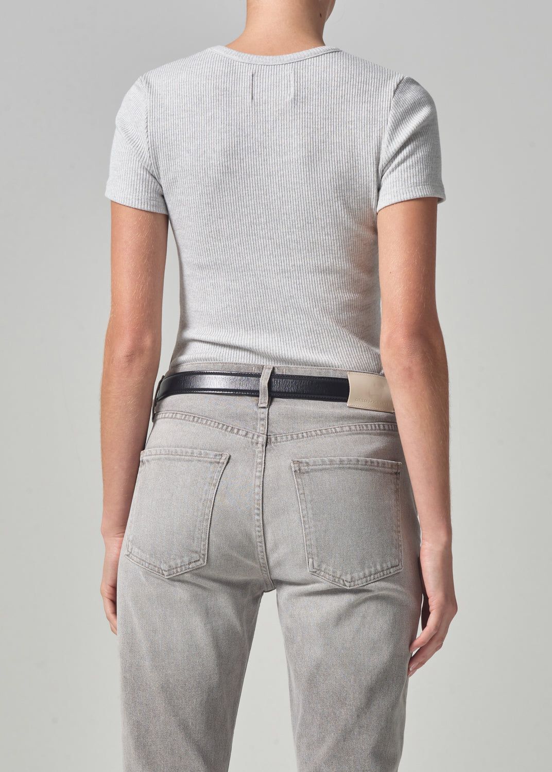 Bree Baby Tee in Heather Grey sold by Citizens Of Humanity product image thumbnail 2