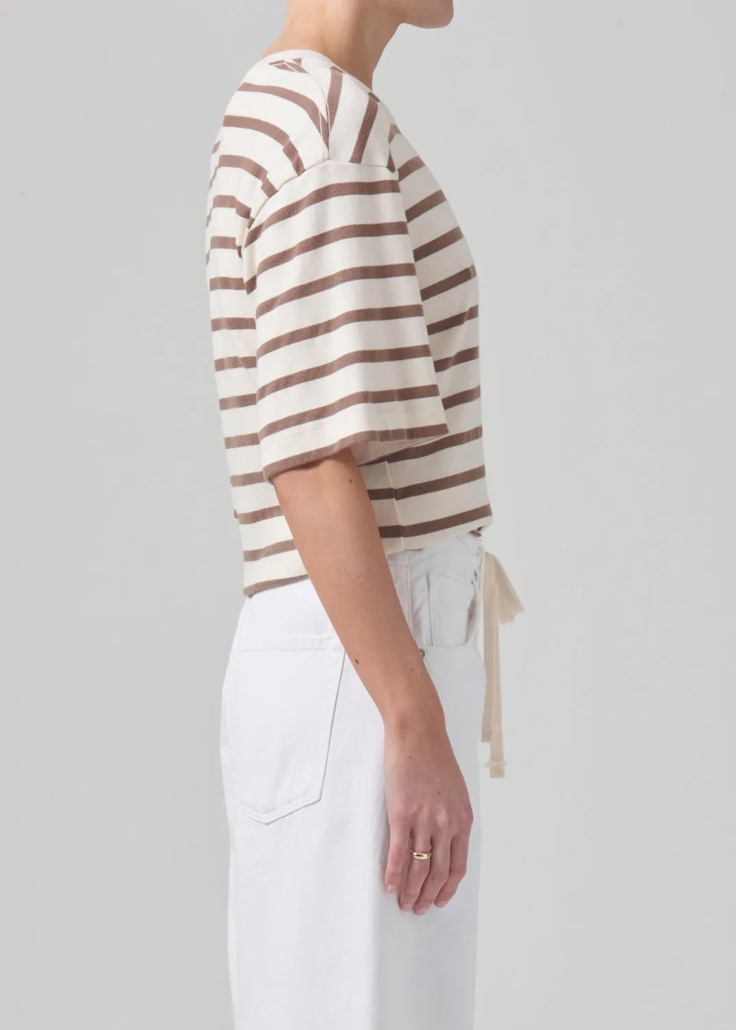Goldie Tee in Ginger Stripe sold by Citizens Of Humanity product image thumbnail 3