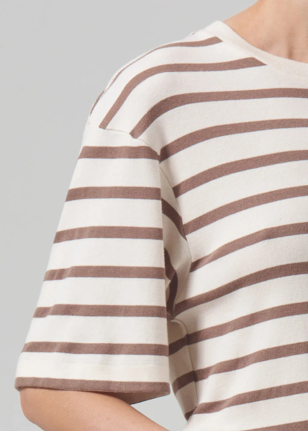 Goldie Tee in Ginger Stripe sold by Citizens Of Humanity product image thumbnail 4
