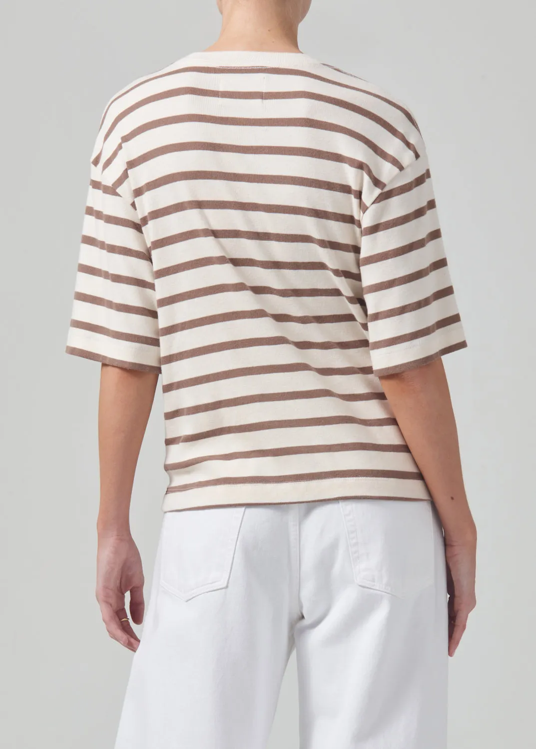Goldie Tee in Ginger Stripe sold by Citizens Of Humanity product image thumbnail 2