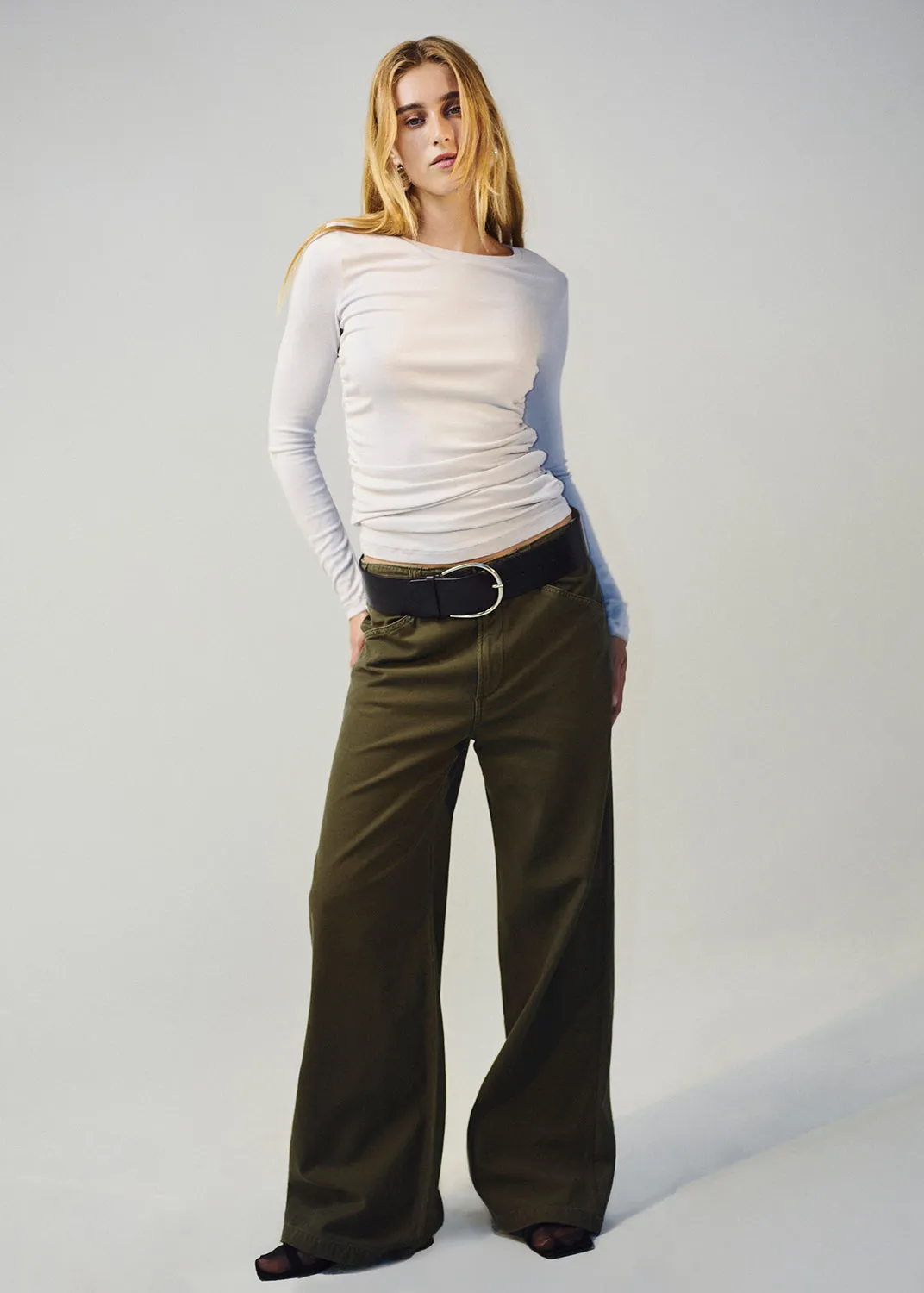 Paloma Utility Trouser in Tea Leaf sold by Citizens Of Humanity product image thumbnail 2
