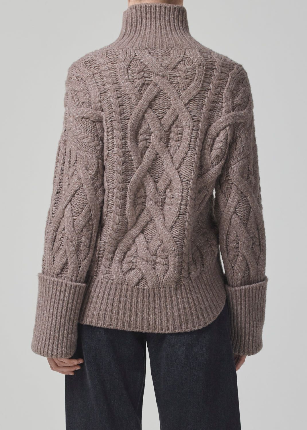 Zola Aran Turtleneck in Wheat sold by Citizens Of Humanity product image thumbnail 2