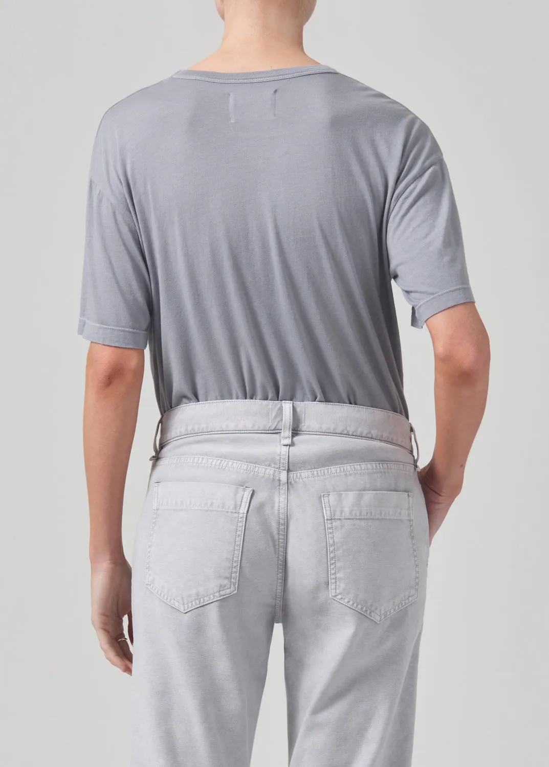 Elisabetta Relaxed Tee in Cyclone Grey sold by Citizens Of Humanity product image thumbnail 2