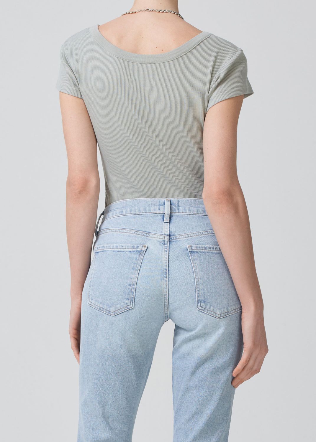 Lima Scoop Neck Tee in Andes sold by Citizens Of Humanity product image thumbnail 2