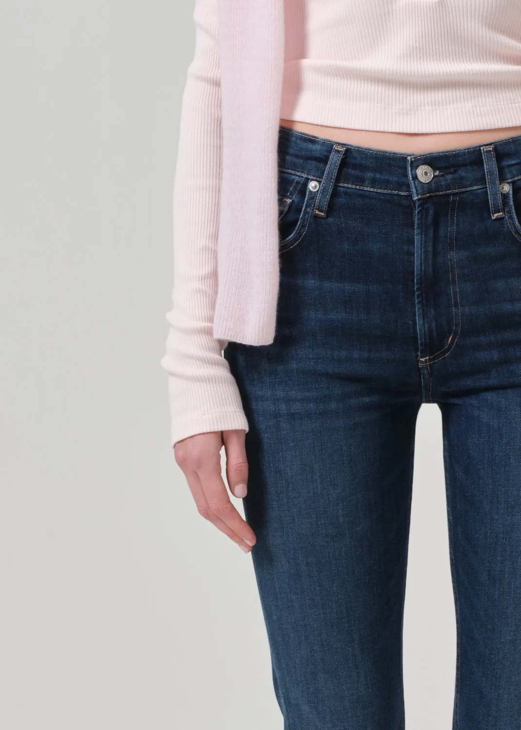 Isola Mid Rise Cropped Boot in Baltic sold by Citizens Of Humanity product image thumbnail 5