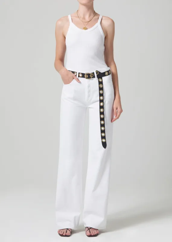 Annina High Rise Wide Leg 33" in Seashell sold by Citizens Of Humanity