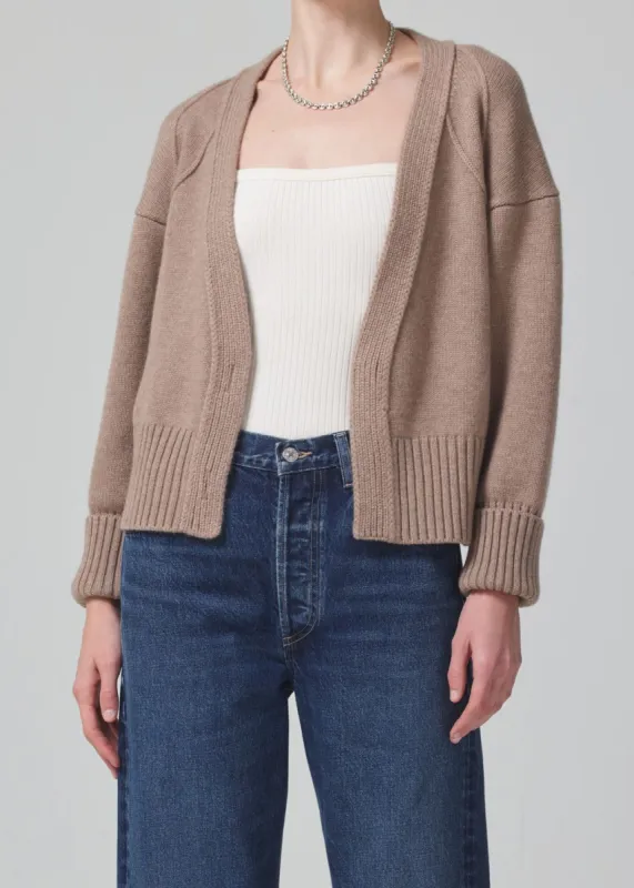 Faye Cardigan in Cardamom sold by Citizens Of Humanity