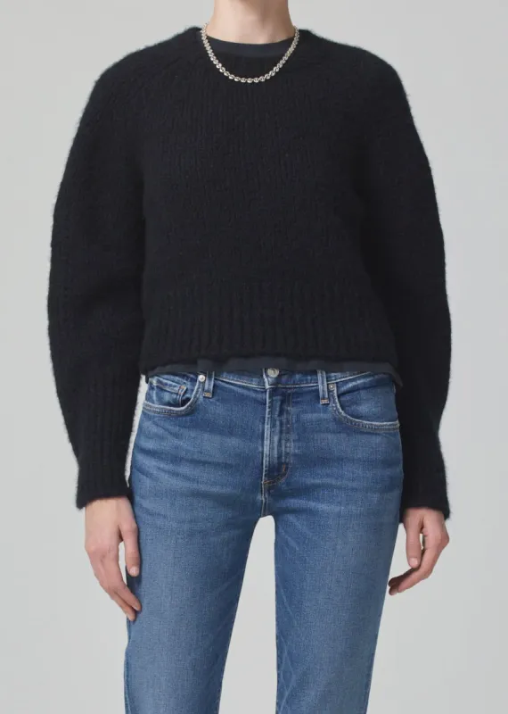 Edie Crewneck in Sparrow sold by Citizens Of Humanity