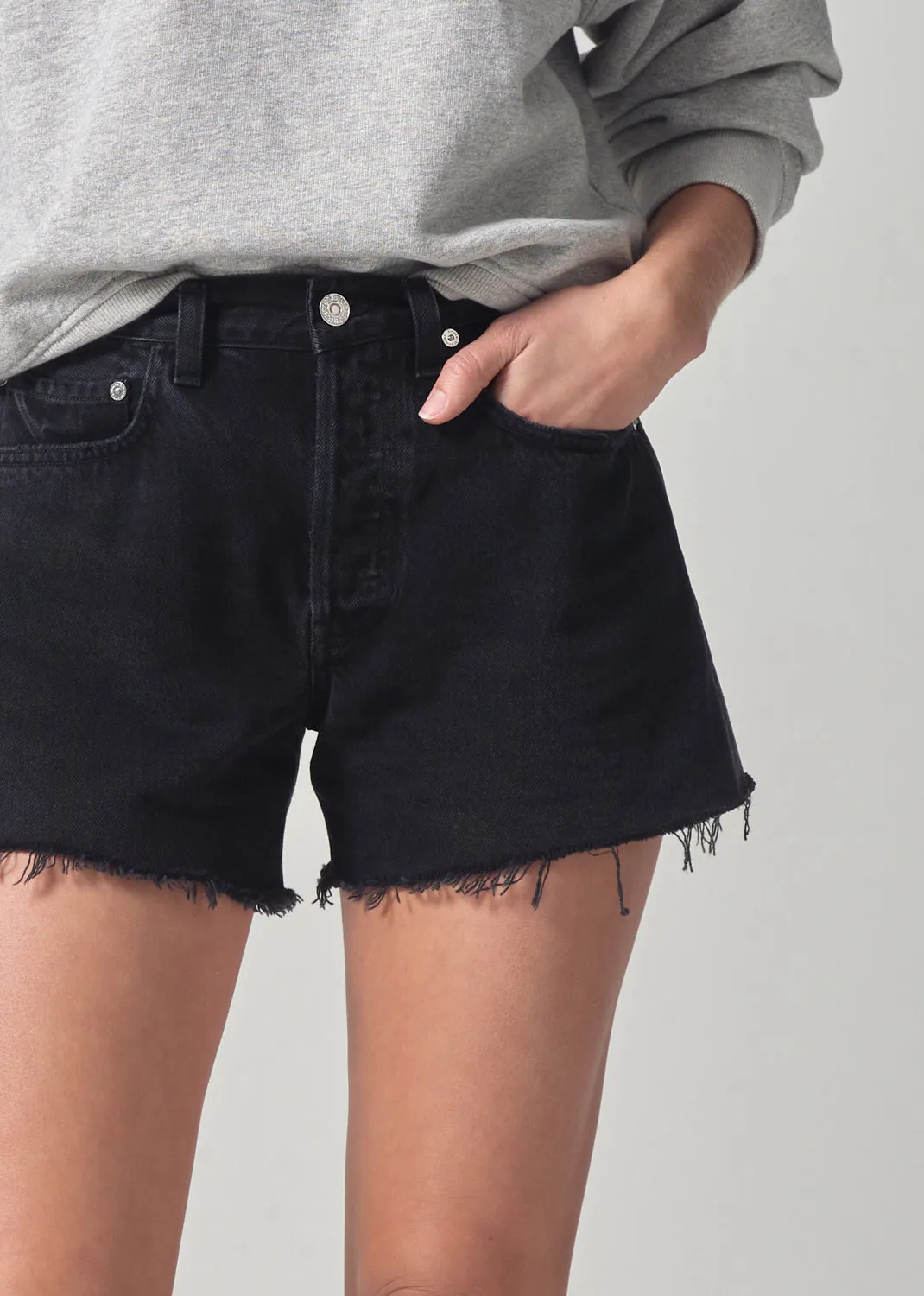 Annabelle Long Short in Black Sea sold by Citizens Of Humanity product image thumbnail 5