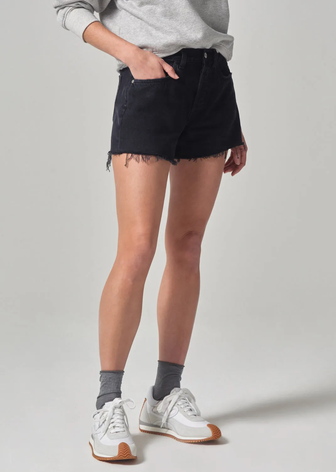 Annabelle Long Short in Black Sea sold by Citizens Of Humanity product image thumbnail 4