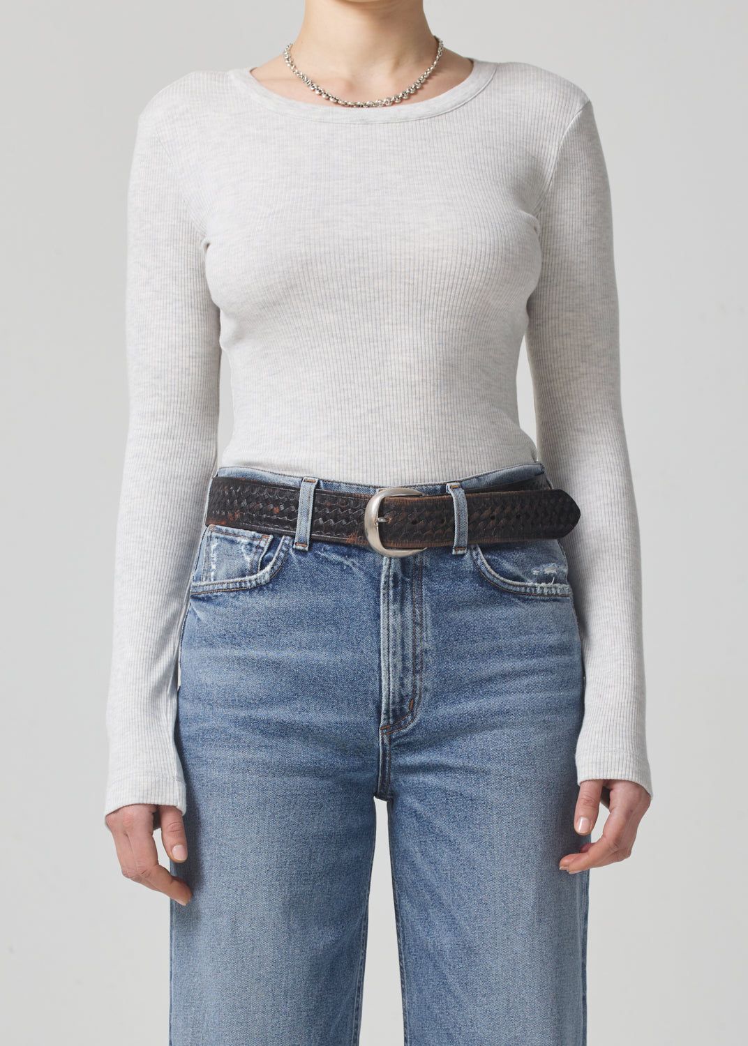 Adeline Top in Heather Grey sold by Citizens Of Humanity