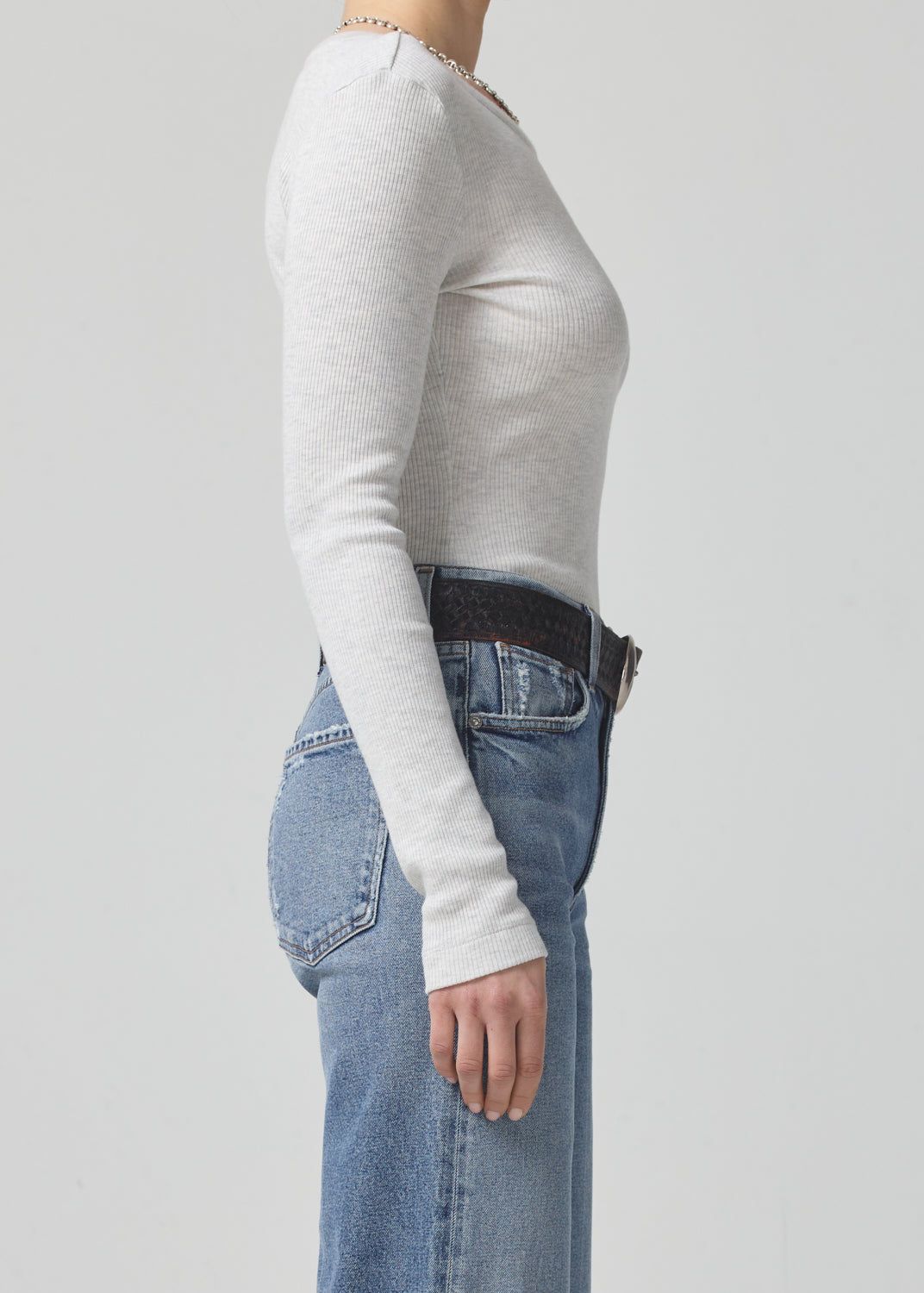 Adeline Top in Heather Grey sold by Citizens Of Humanity product image thumbnail 3