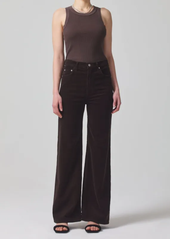 Paloma Baggy Corduroy in Wood sold by Citizens Of Humanity