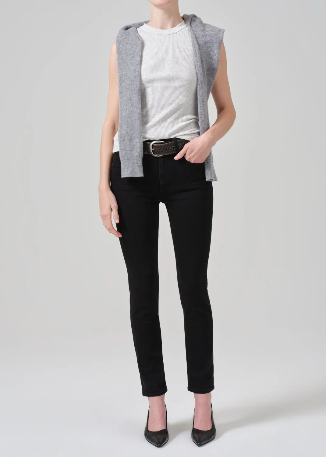 Sloane Skinny in Plush Black sold by Citizens Of Humanity