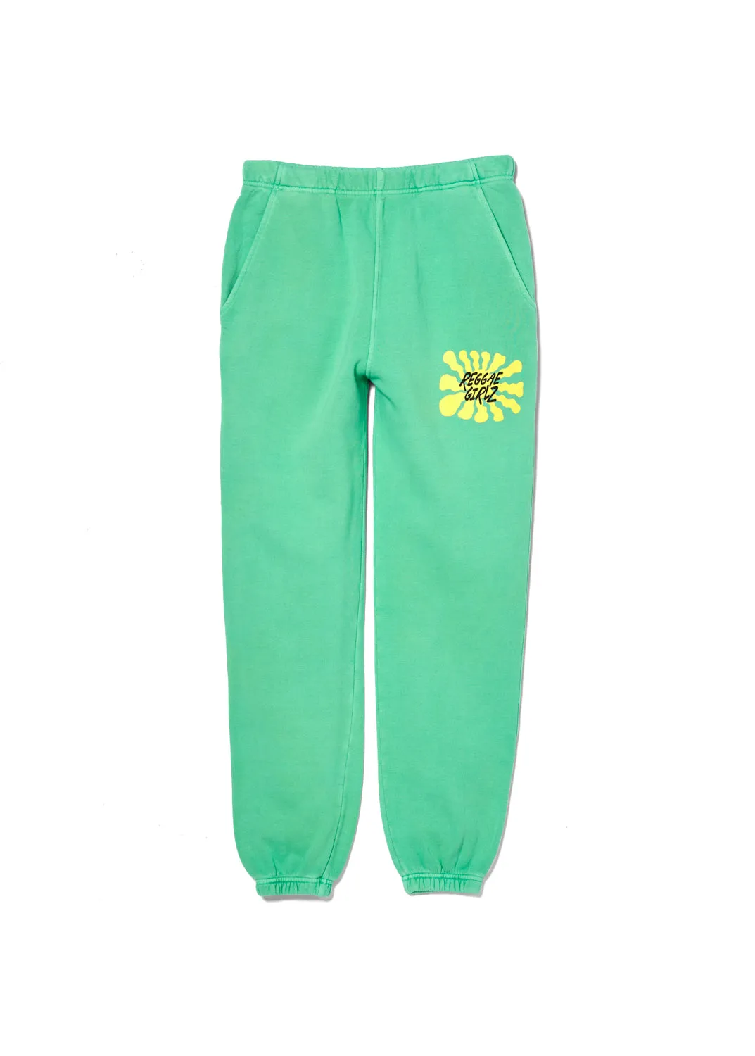 Reggae Girlz Unisex Sweatpant in Green sold by Citizens Of Humanity