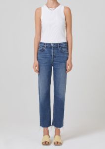 Florence Wide Straight in Blue Lotus sold by Citizens Of Humanity