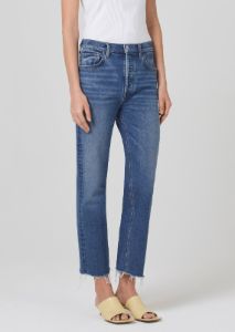 Florence Wide Straight in Blue Lotus sold by Citizens Of Humanity