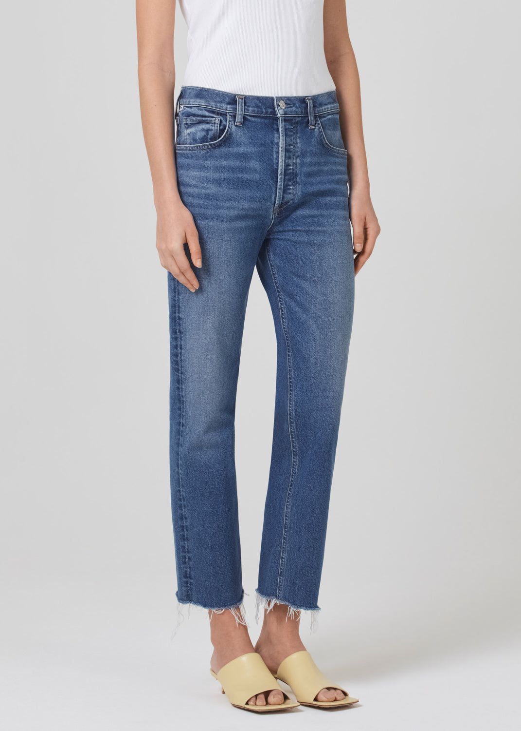 Florence Wide Straight in Blue Lotus sold by Citizens Of Humanity product image thumbnail 4