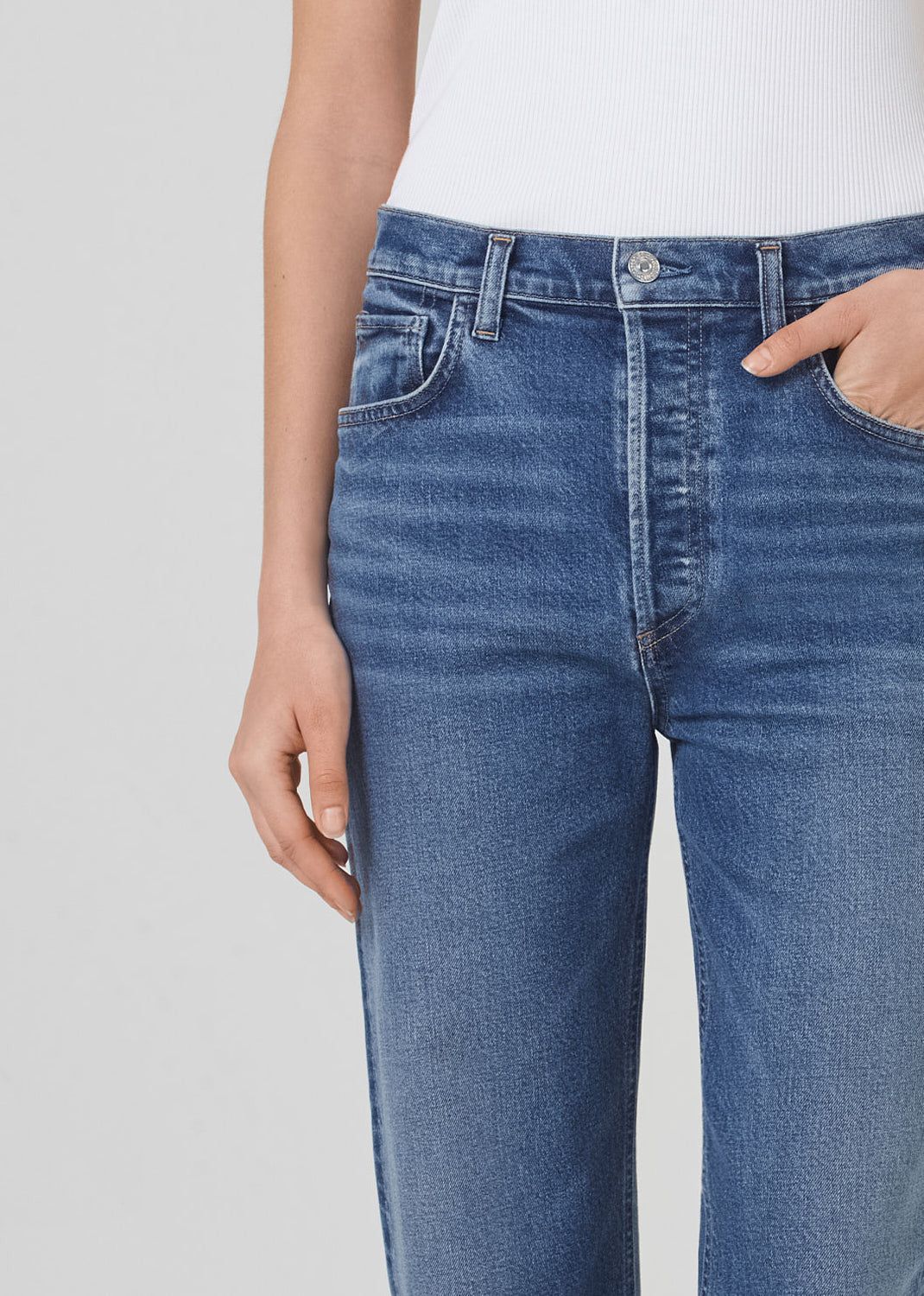 Florence Wide Straight in Blue Lotus sold by Citizens Of Humanity product image thumbnail 5