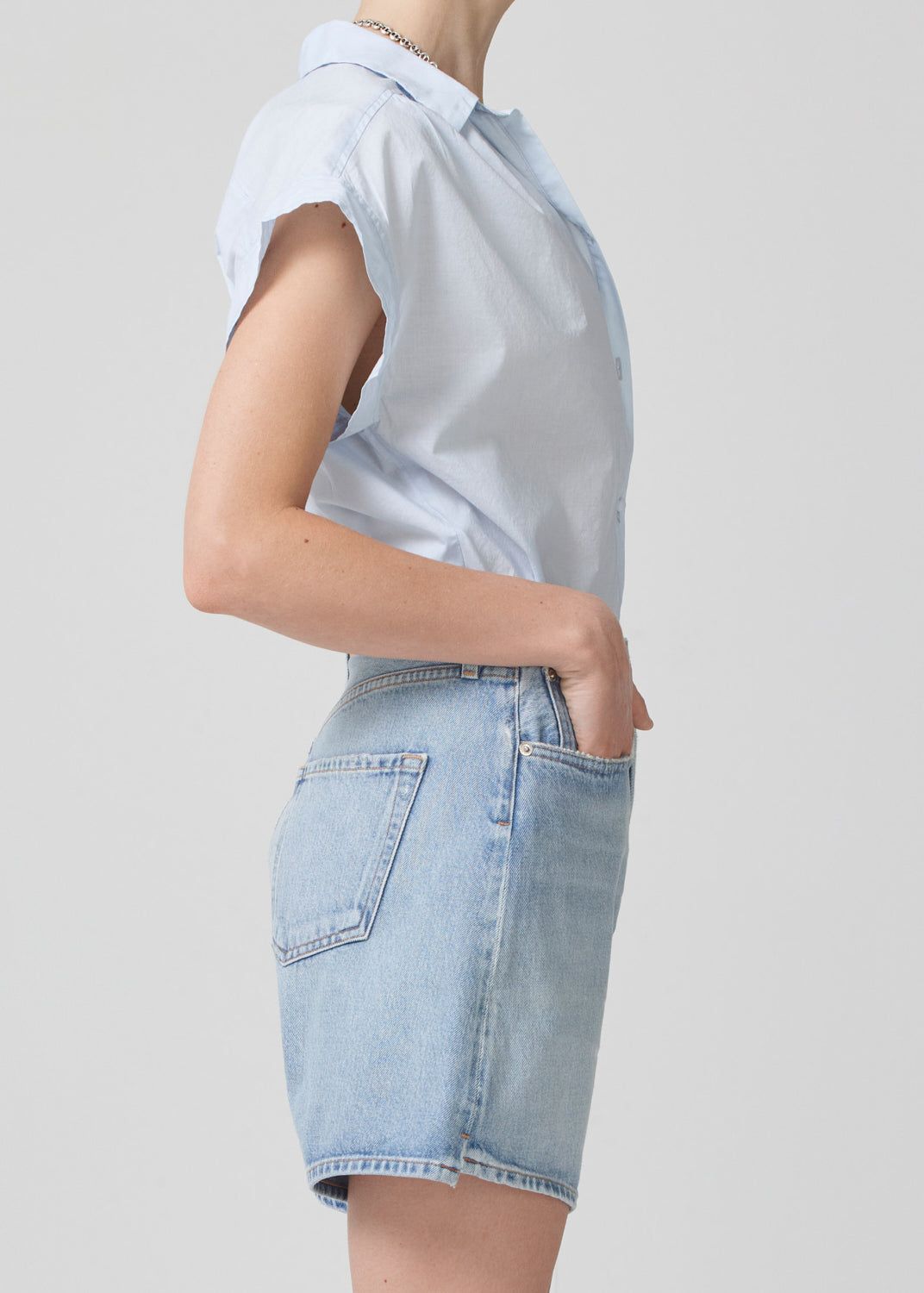 Penny Short Sleeve Blouse in Santa Cruz sold by Citizens Of Humanity product image thumbnail 3