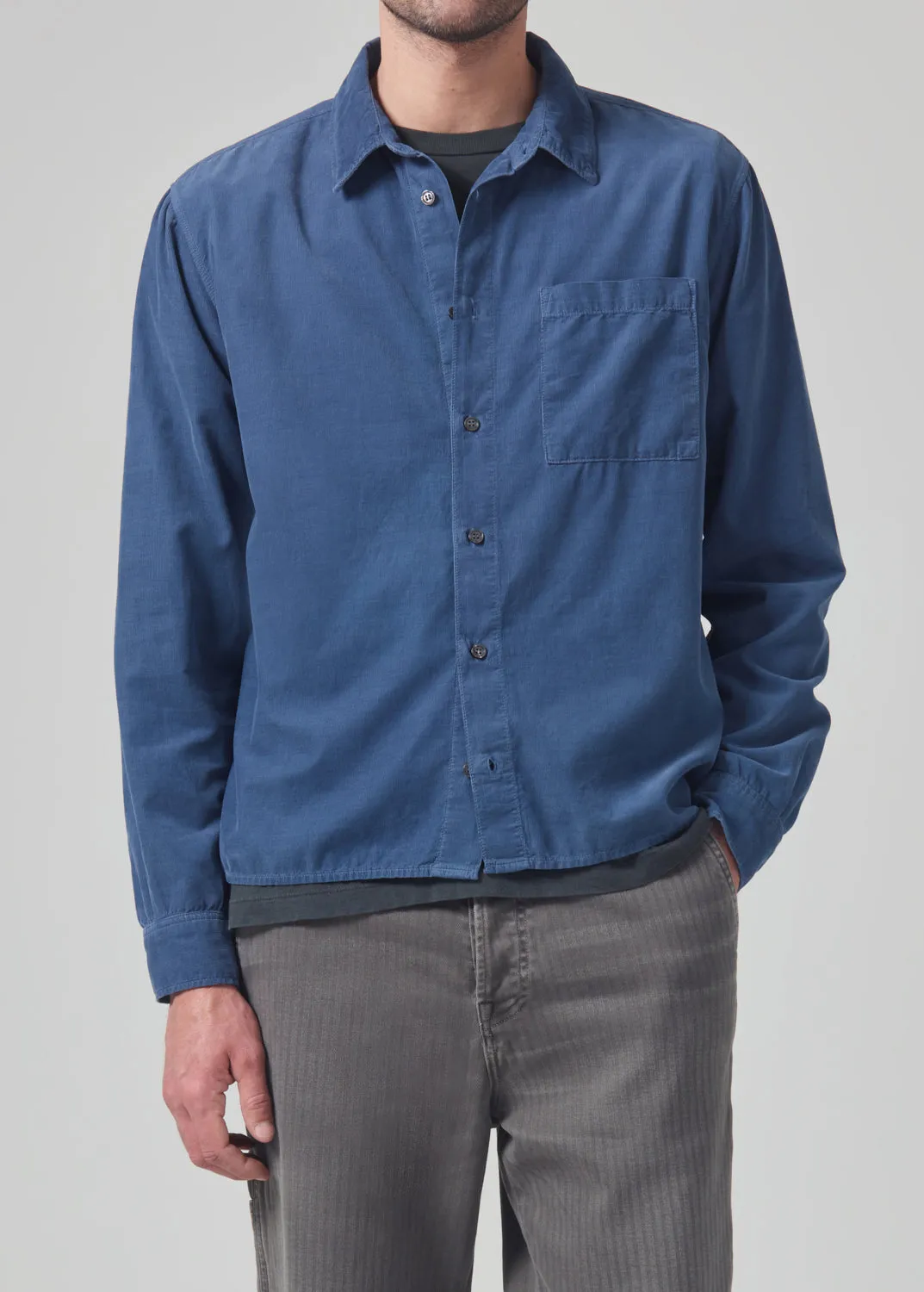 Rework Shirt Corduroy in Overcast sold by Citizens Of Humanity product image thumbnail 2