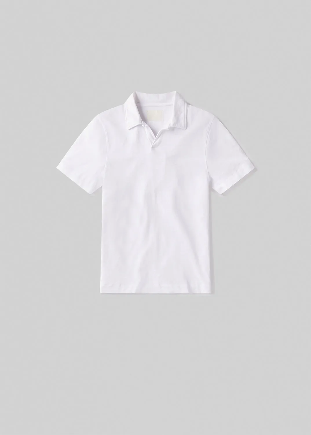 Malachi Slub Polo in Optic White sold by Citizens Of Humanity