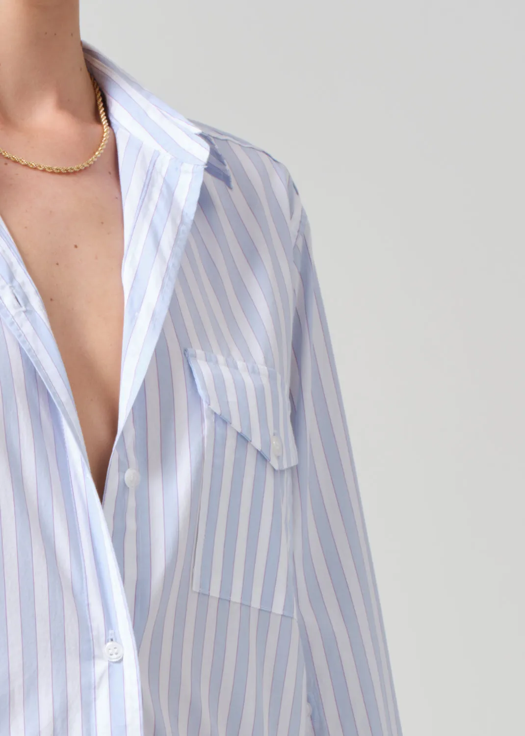 Shay Shirt in French Stripe sold by Citizens Of Humanity product image thumbnail 5