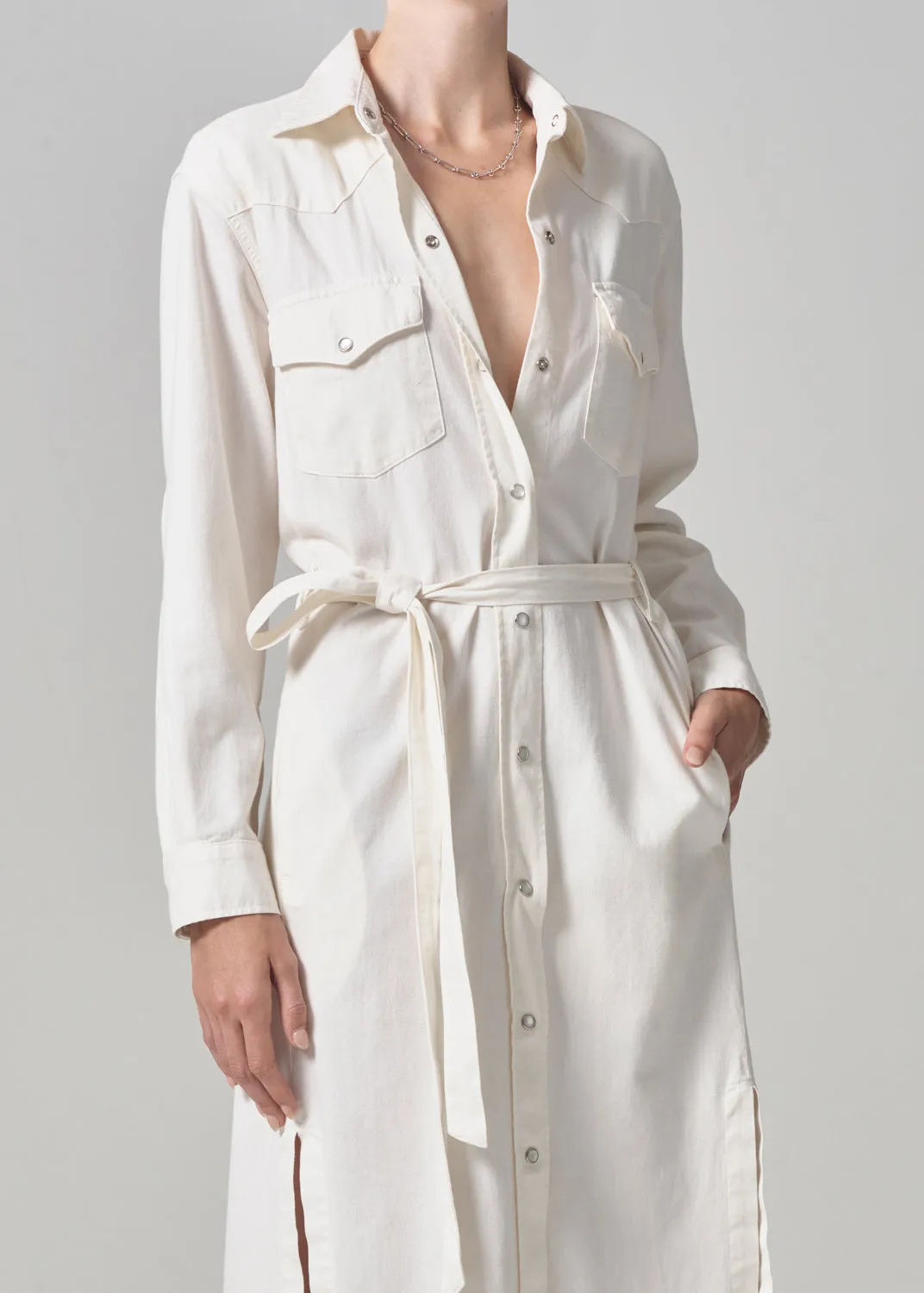 Iris Western Dress in Pashmina sold by Citizens Of Humanity product image thumbnail 5