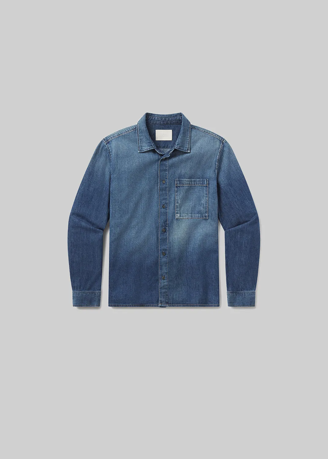 Rework Shirt Chambray in Nile sold by Citizens Of Humanity