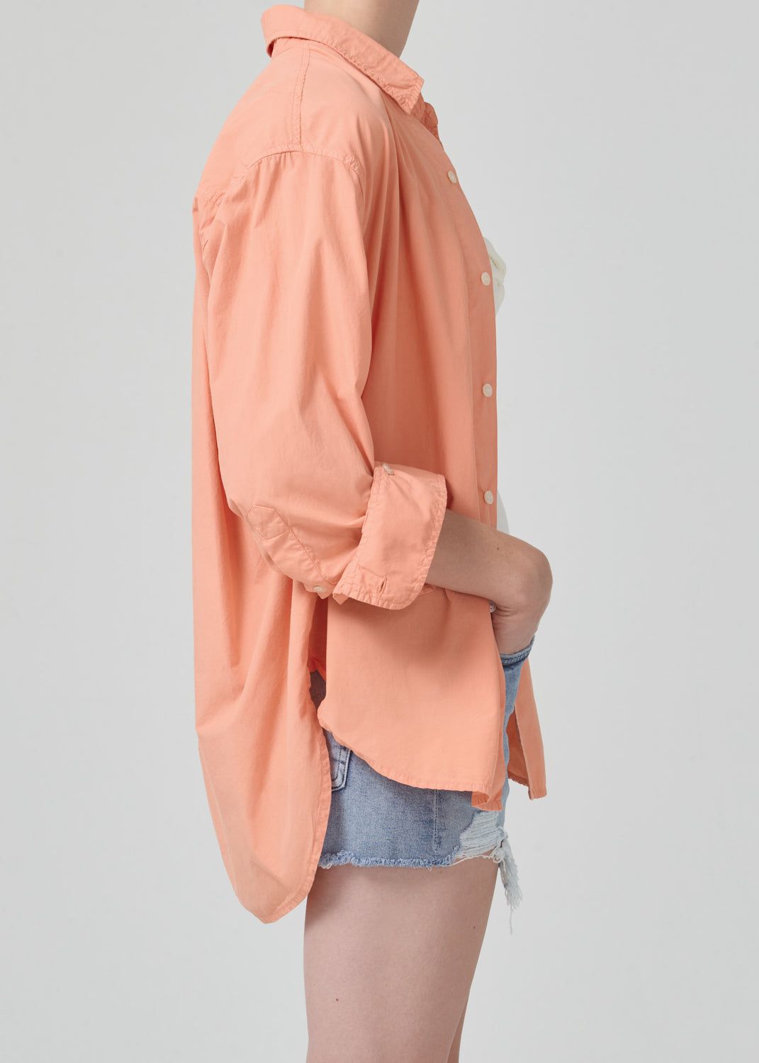 Kayla Shirt in Papaya sold by Citizens Of Humanity product image thumbnail 3