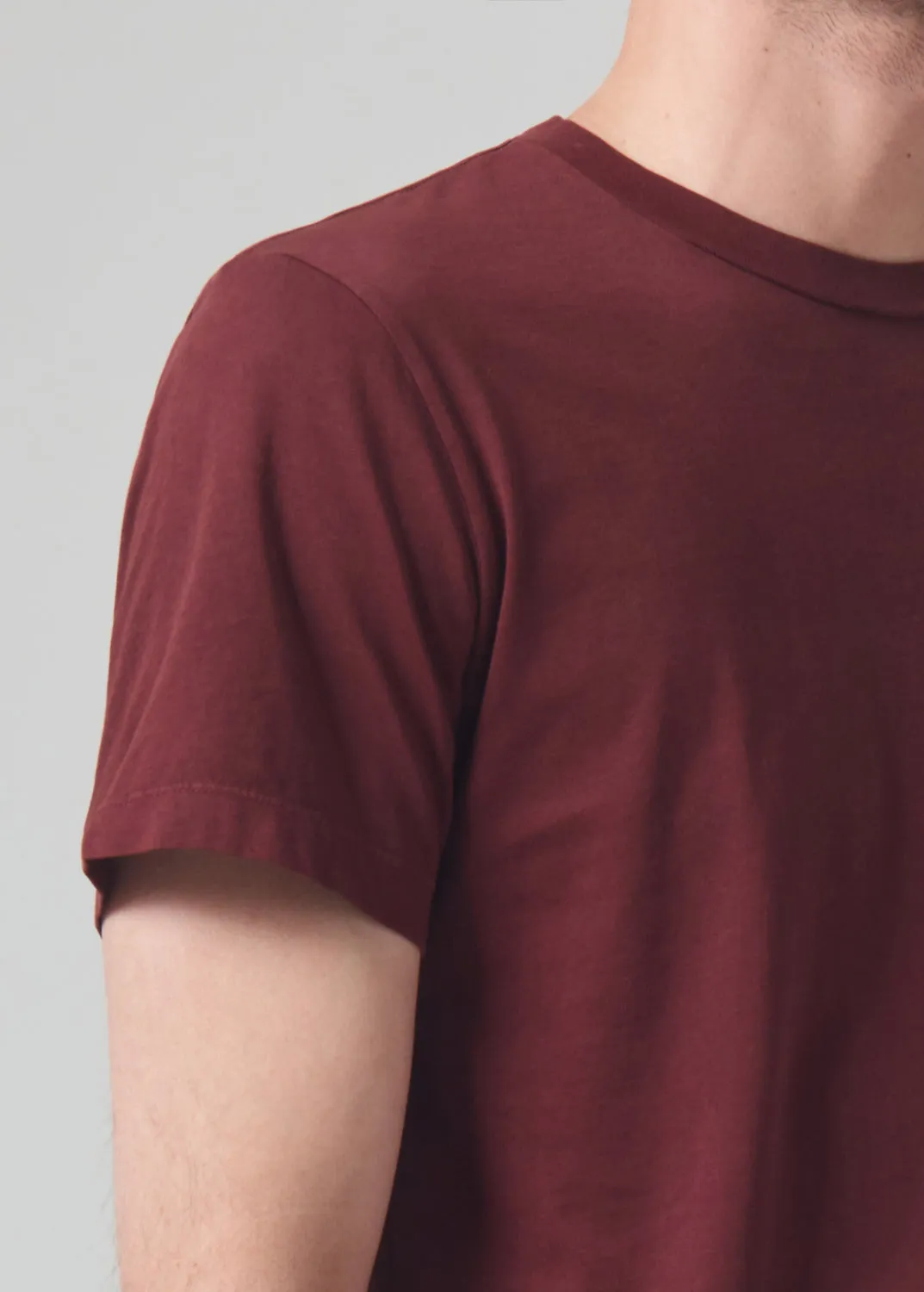 Everyday Short Sleeve Tee in Smoked Hazel sold by Citizens Of Humanity product image thumbnail 5