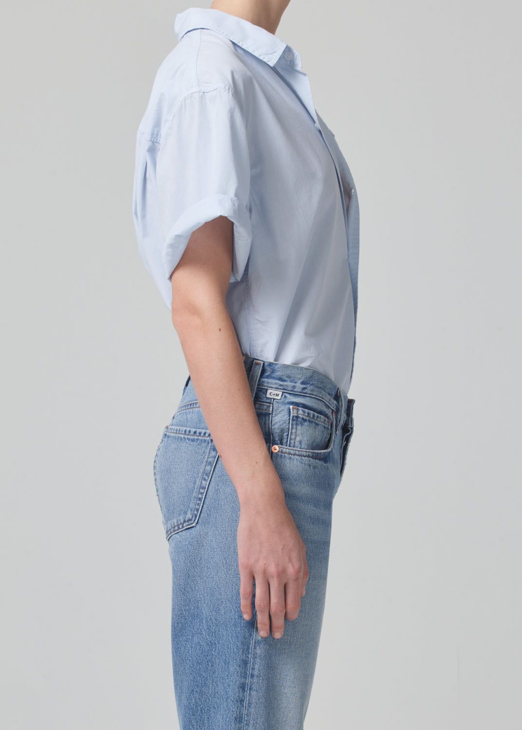 Short Sleeve Kayla Shirt in Santa Cruz sold by Citizens Of Humanity product image thumbnail 3