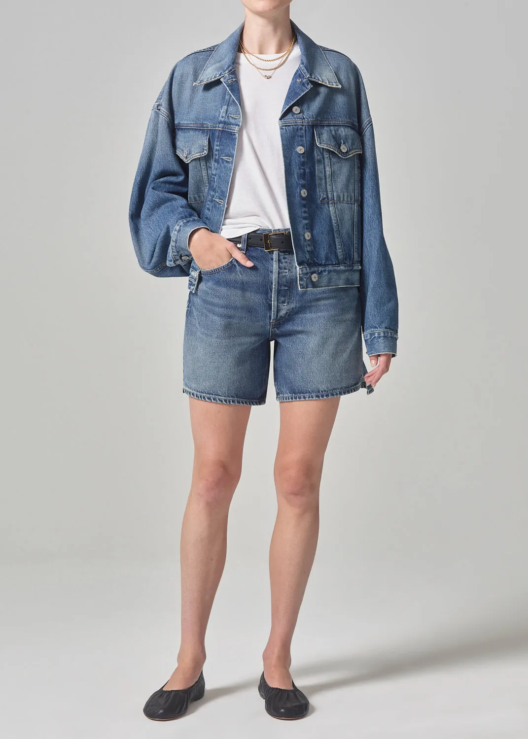 Marlow Long Vintage Short in Bambi sold by Citizens Of Humanity