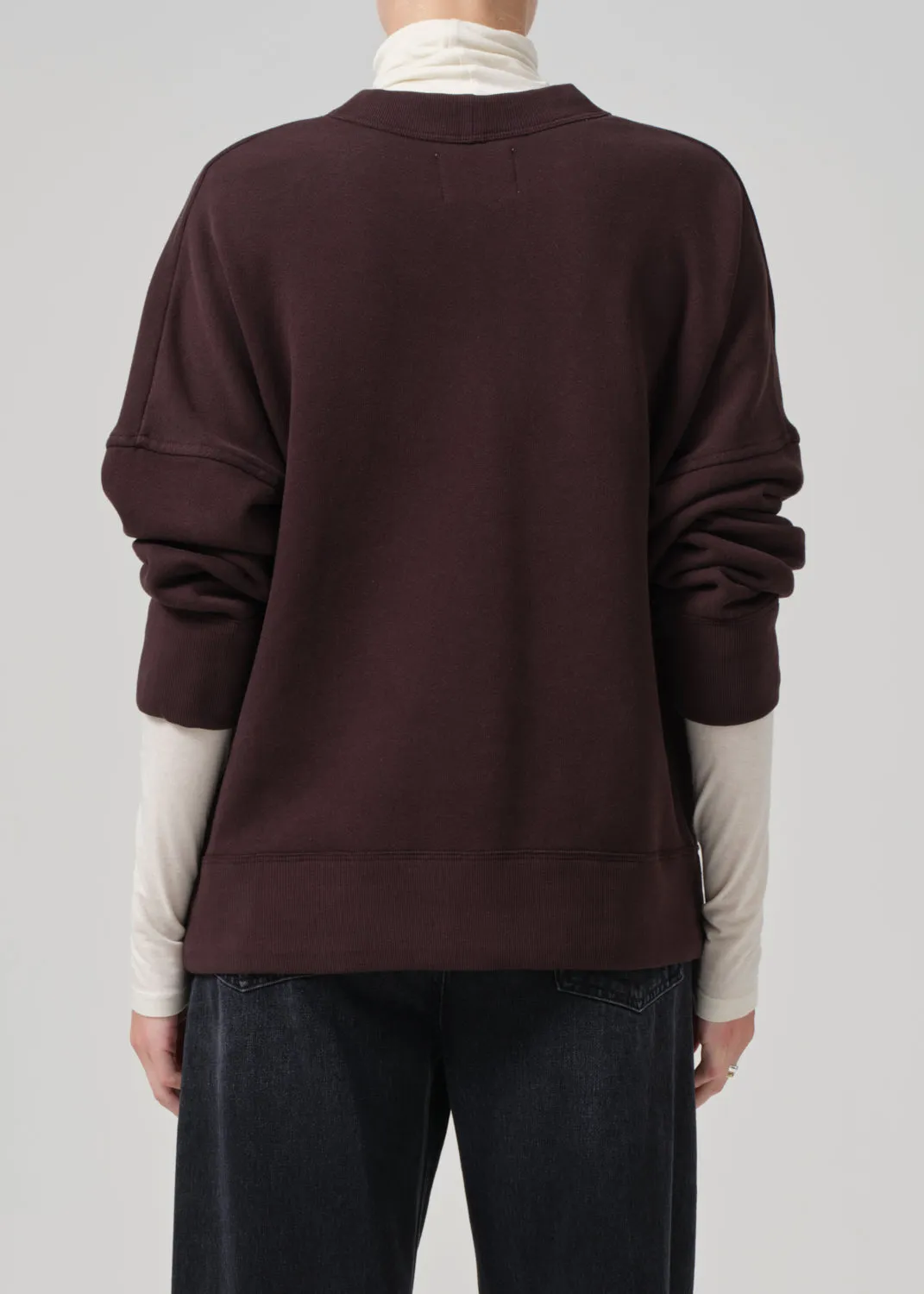 Ronan V Neck in Clove sold by Citizens Of Humanity product image thumbnail 2