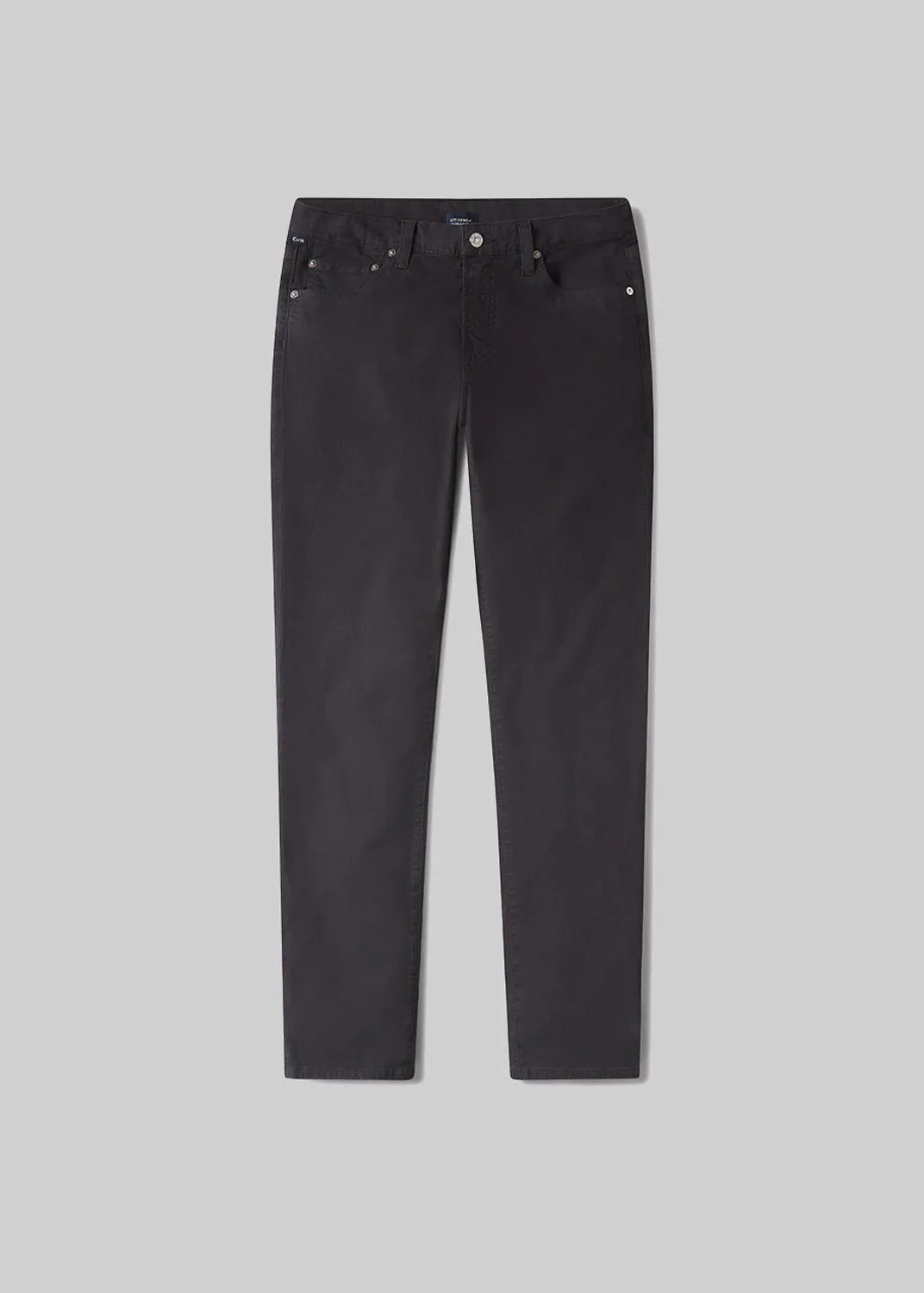 London Tapered Slim Stretch Twill in Charcoal sold by Citizens Of Humanity