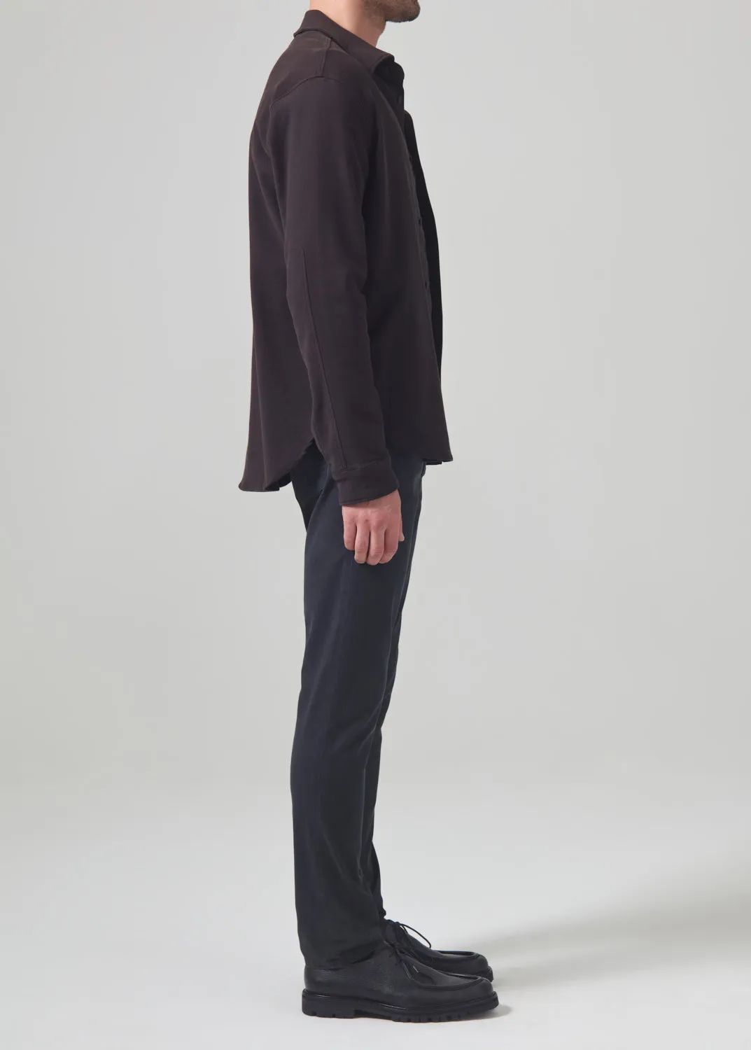 London Tapered Slim Stretch Twill in Charcoal sold by Citizens Of Humanity product image thumbnail 4