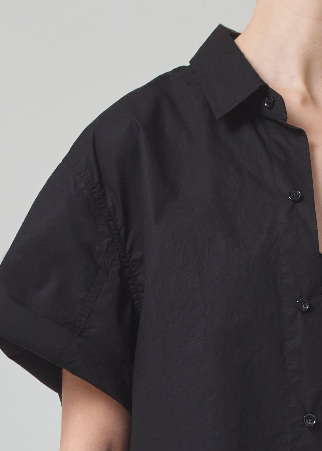 Short Sleeve Kayla Shirt in Black sold by Citizens Of Humanity product image thumbnail 4