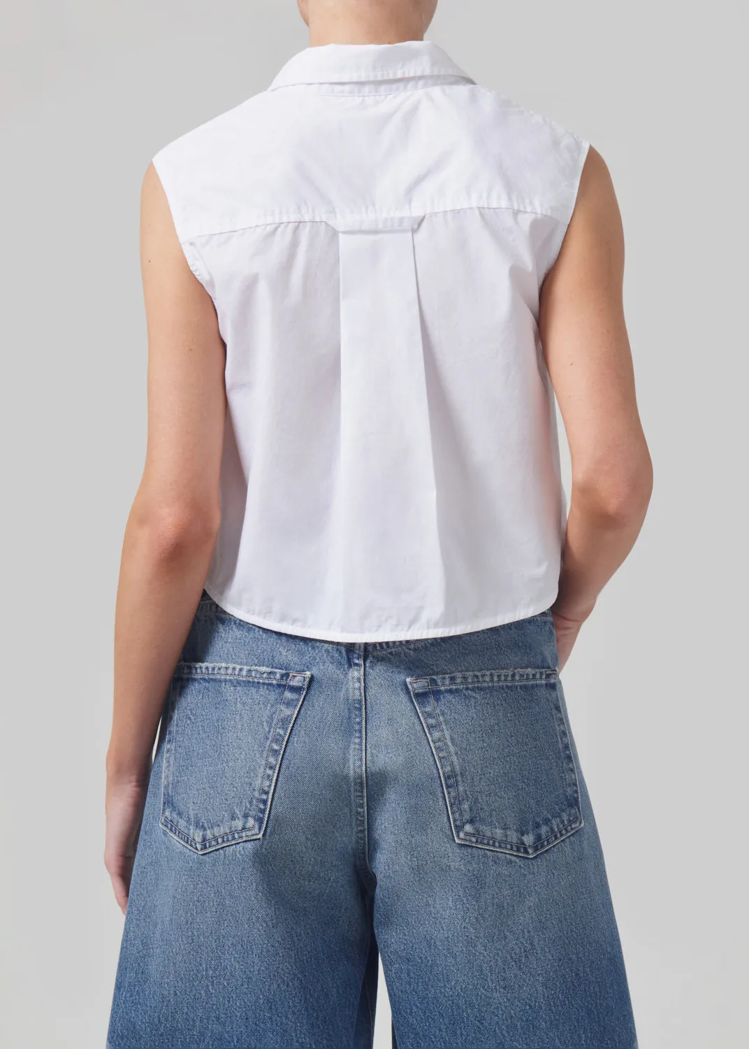 Anders Sleeveless Crop in White sold by Citizens Of Humanity product image thumbnail 2
