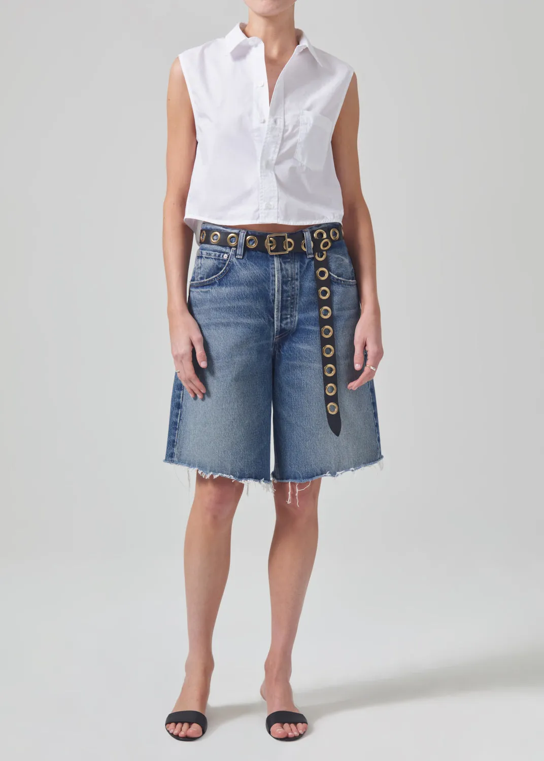 Anders Sleeveless Crop in White sold by Citizens Of Humanity product image thumbnail 5