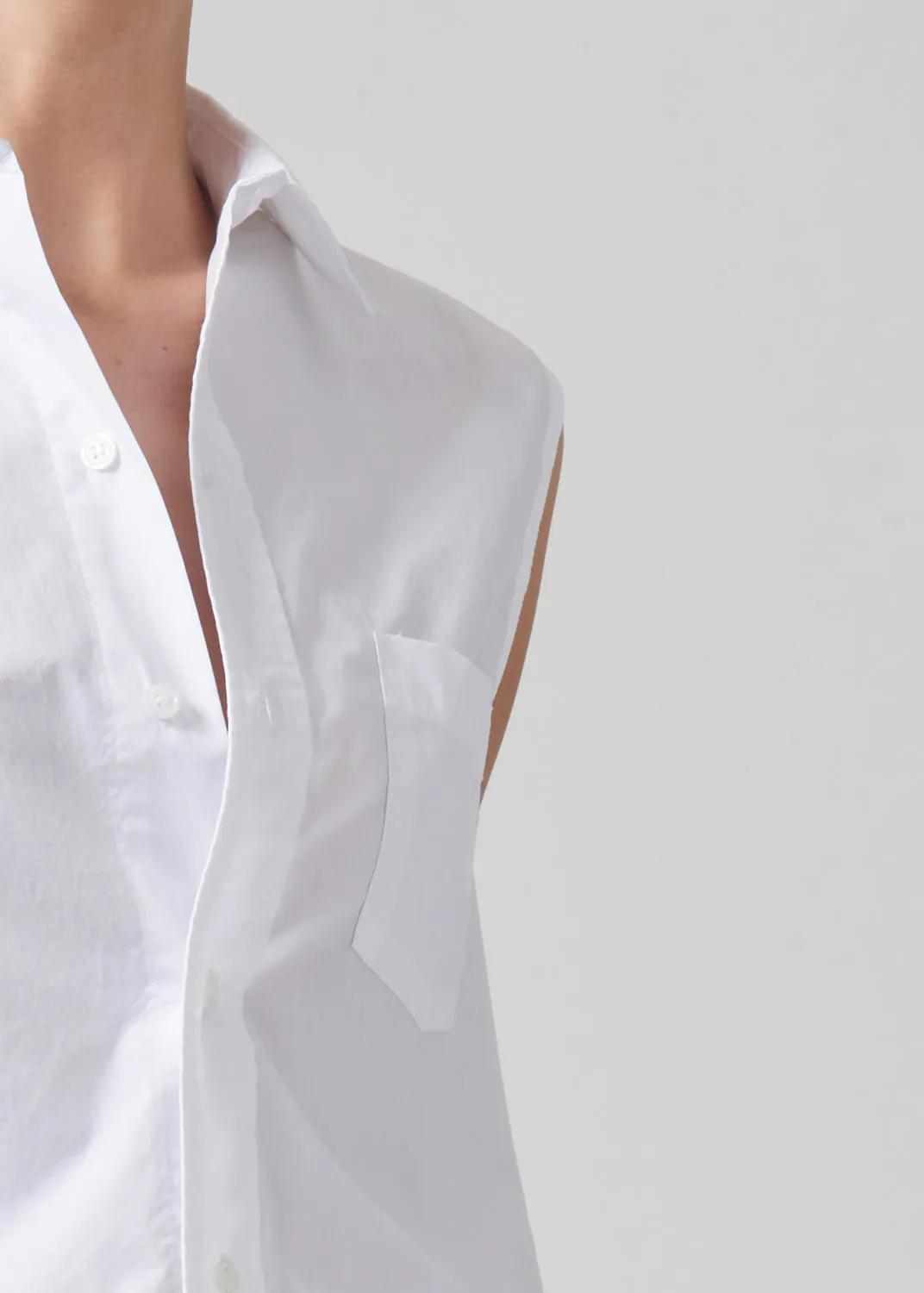 Anders Sleeveless Crop in White sold by Citizens Of Humanity product image thumbnail 4