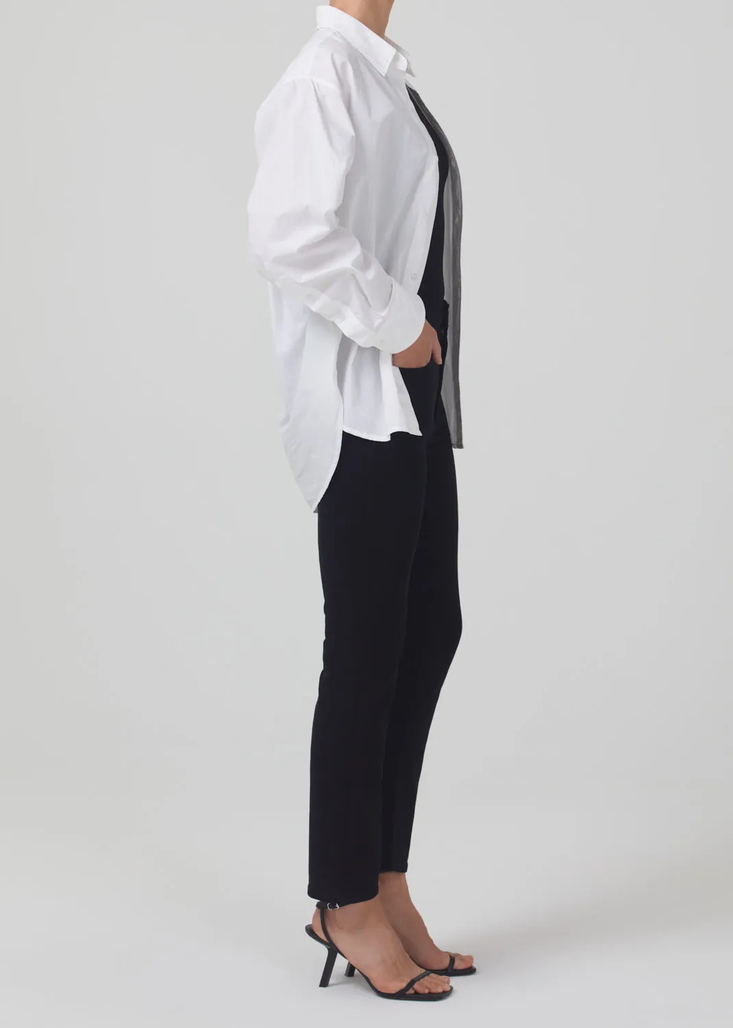 Jolene High Rise Vintage Slim in Plush Black sold by Citizens Of Humanity product image thumbnail 3