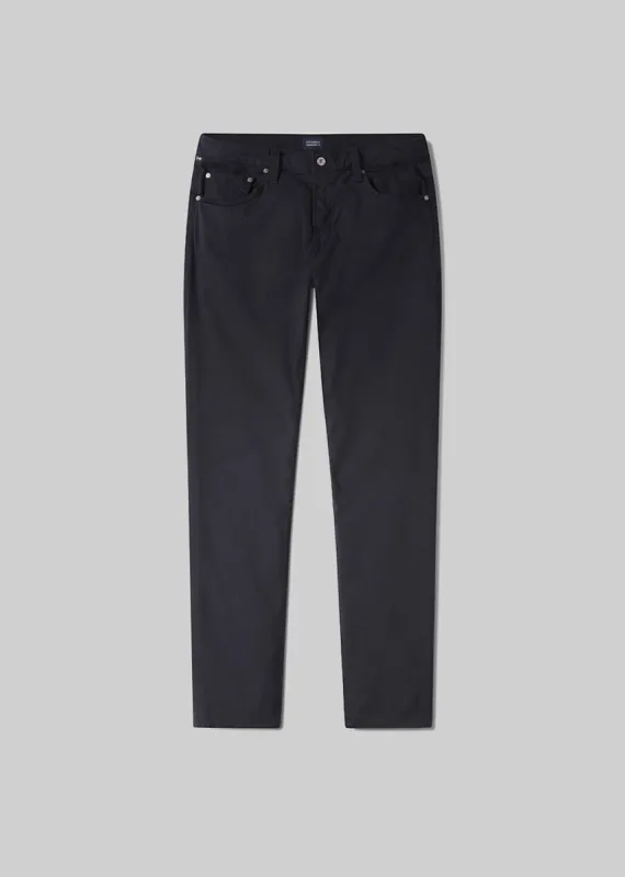 London Tapered Slim Brushed Sateen in True Navy sold by Citizens Of Humanity