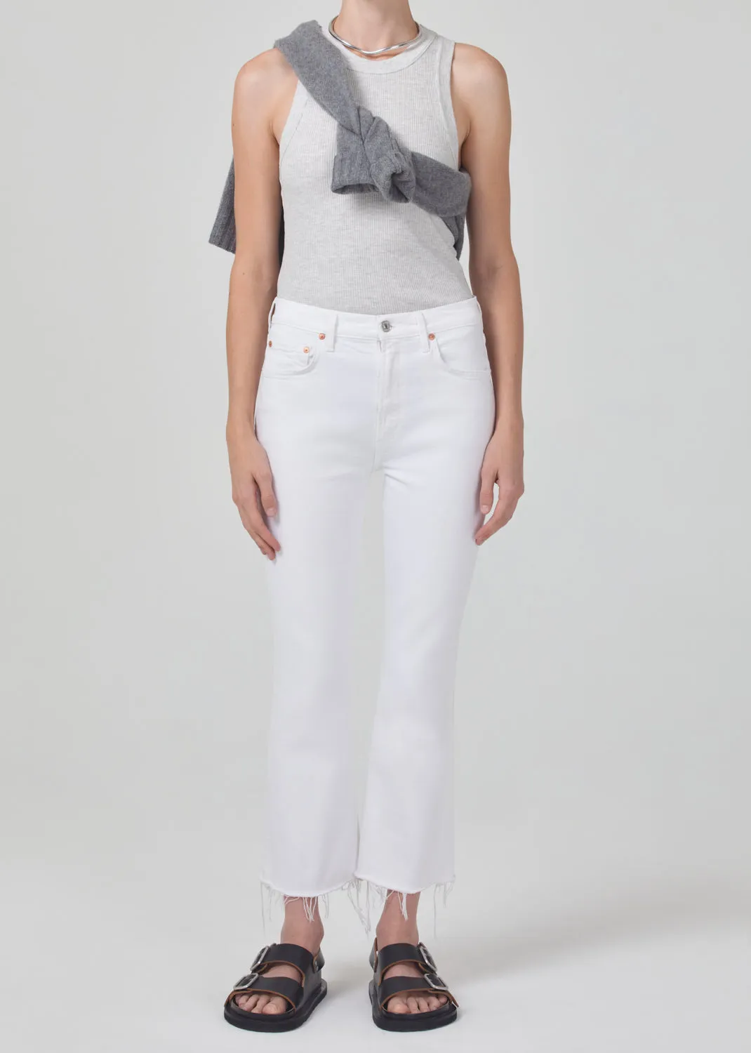 Isola Mid Rise Cropped Boot - H Pocket in Mayfair sold by Citizens Of Humanity